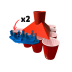 Pong Essentials Pack - 1 Rerack, 2 Pong Ports