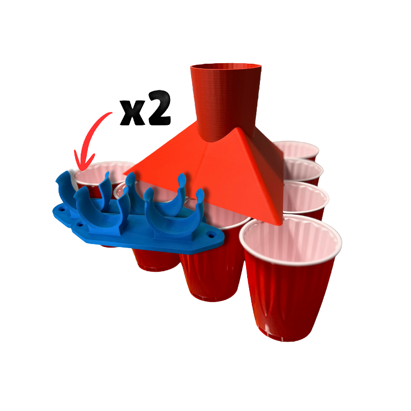 Pong Essentials Pack - 1 Rerack, 2 Pong Ports