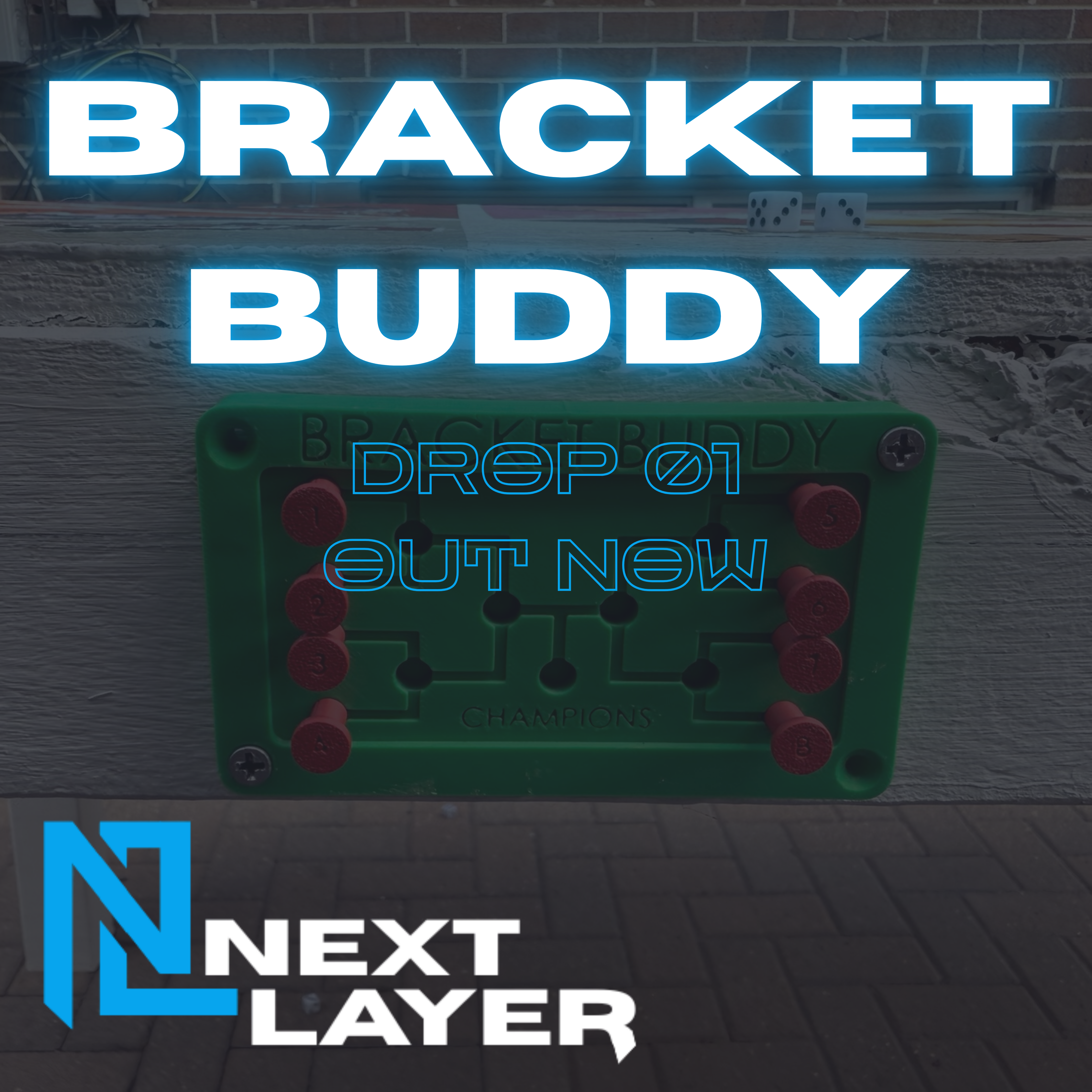 Bracket Buddy – Die Tournament Tracker for 8-Team Brackets
